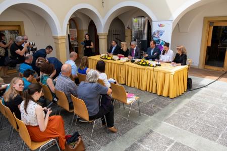 Novinarska konferenca ob prejetem priznanju Slovenia Green Destination Platinum 1